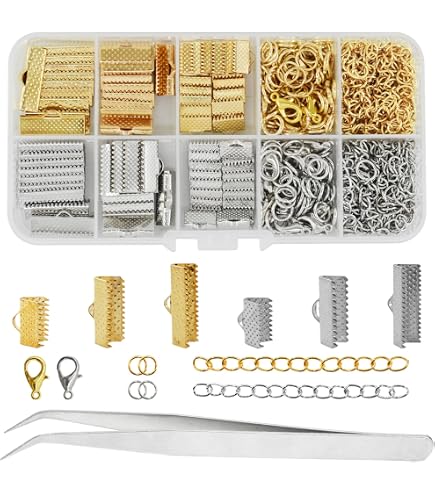 Amazon.com: 373Pcs Ribbon Bracelet Kit for Jewelry Making Ribbon
